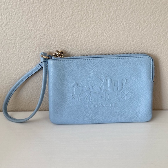 Coach wristlet wallet - light blue - Picture 1 of 5
